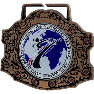 85MM XXL CHAMPIONSHIP BELT MEDAL CUSTOM VINYL DOMED CENTRE (6MM THICK) **STUNNING DESIGN**